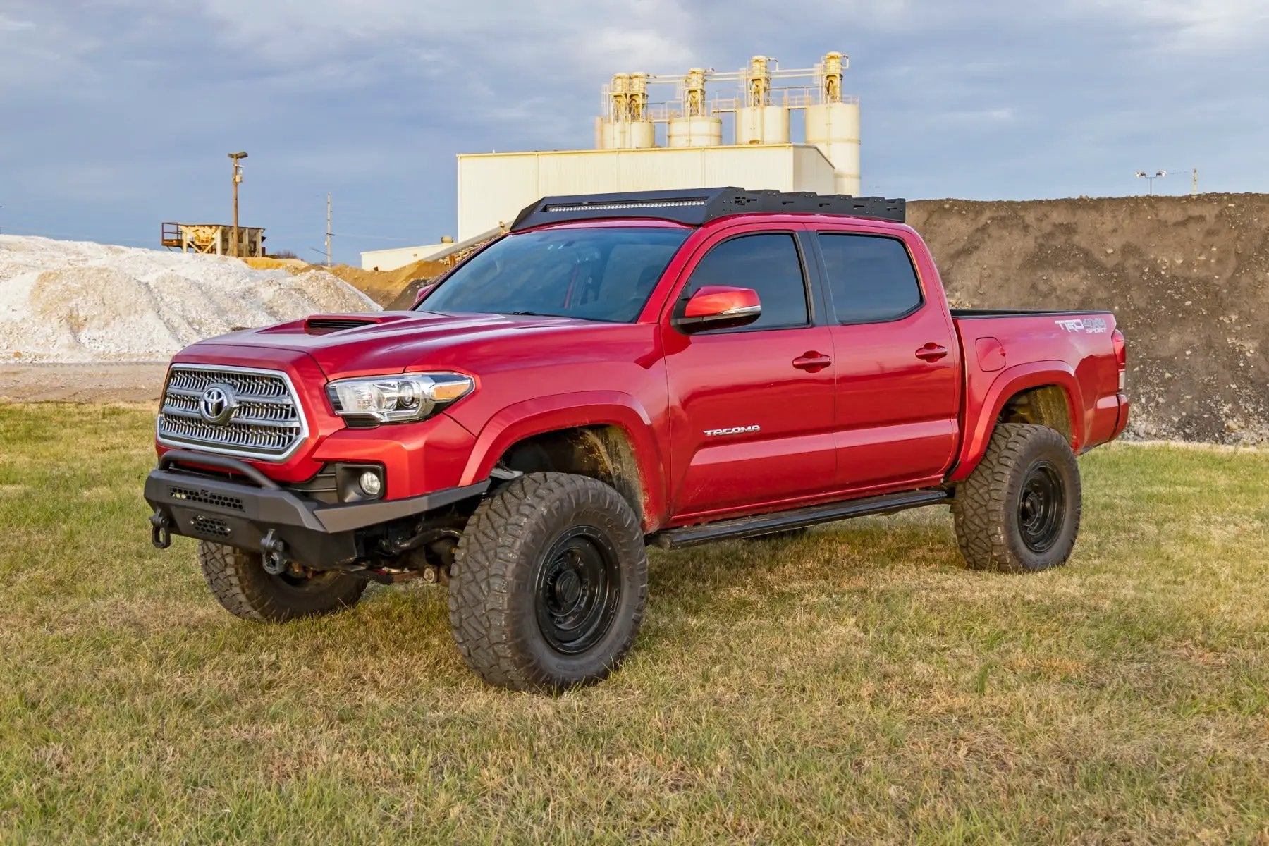 Roof Rack | Front LED Lights | Toyota Tacoma 2WD/4WD (2005-2023) by Rough Country