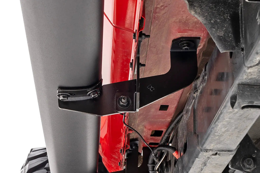 Oval Nerf Steps | Black | Jeep Gladiator JT 4WD (2020-2026) by Rough Country