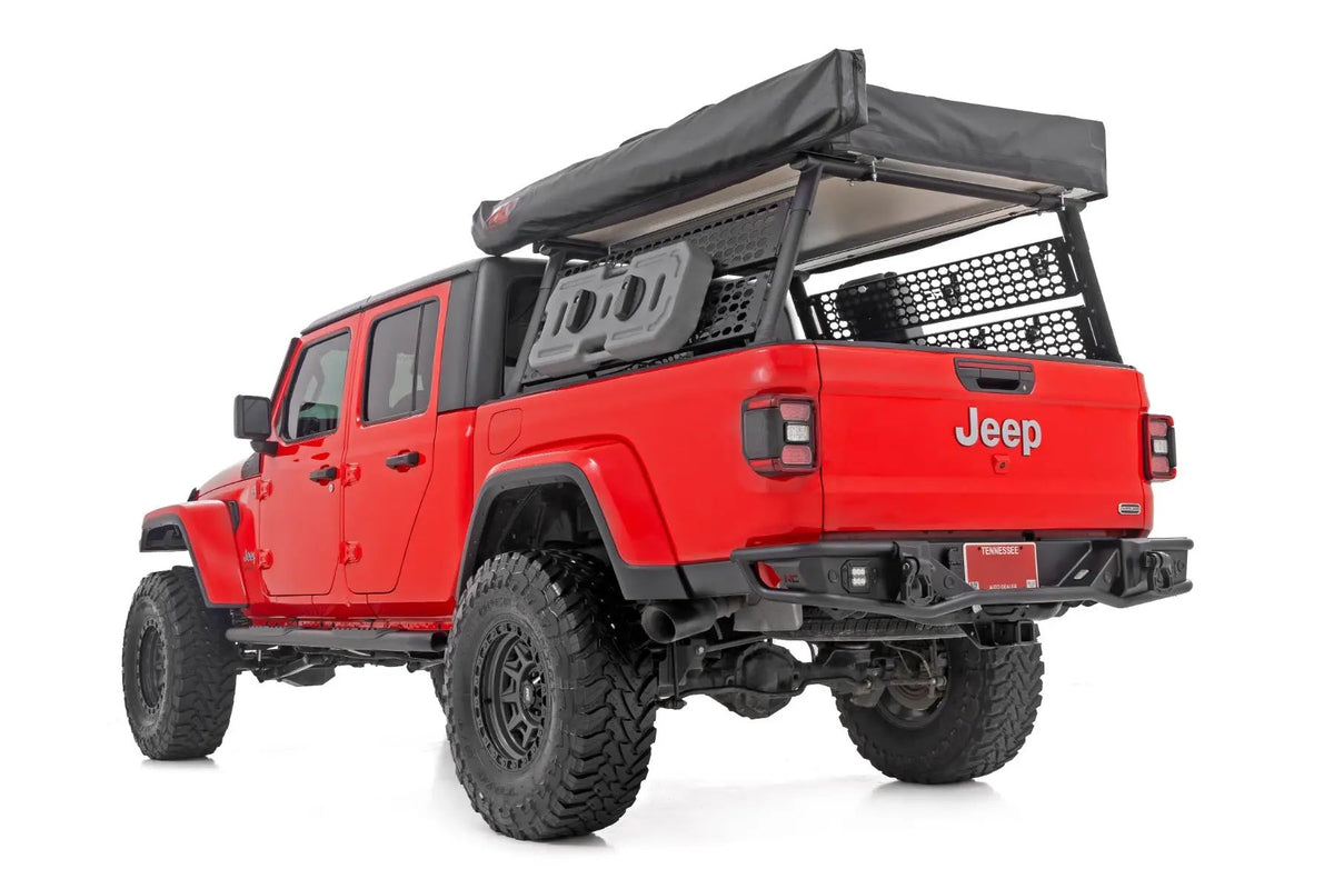 Oval Nerf Steps | Black | Jeep Gladiator JT 4WD (2020-2026) by Rough Country