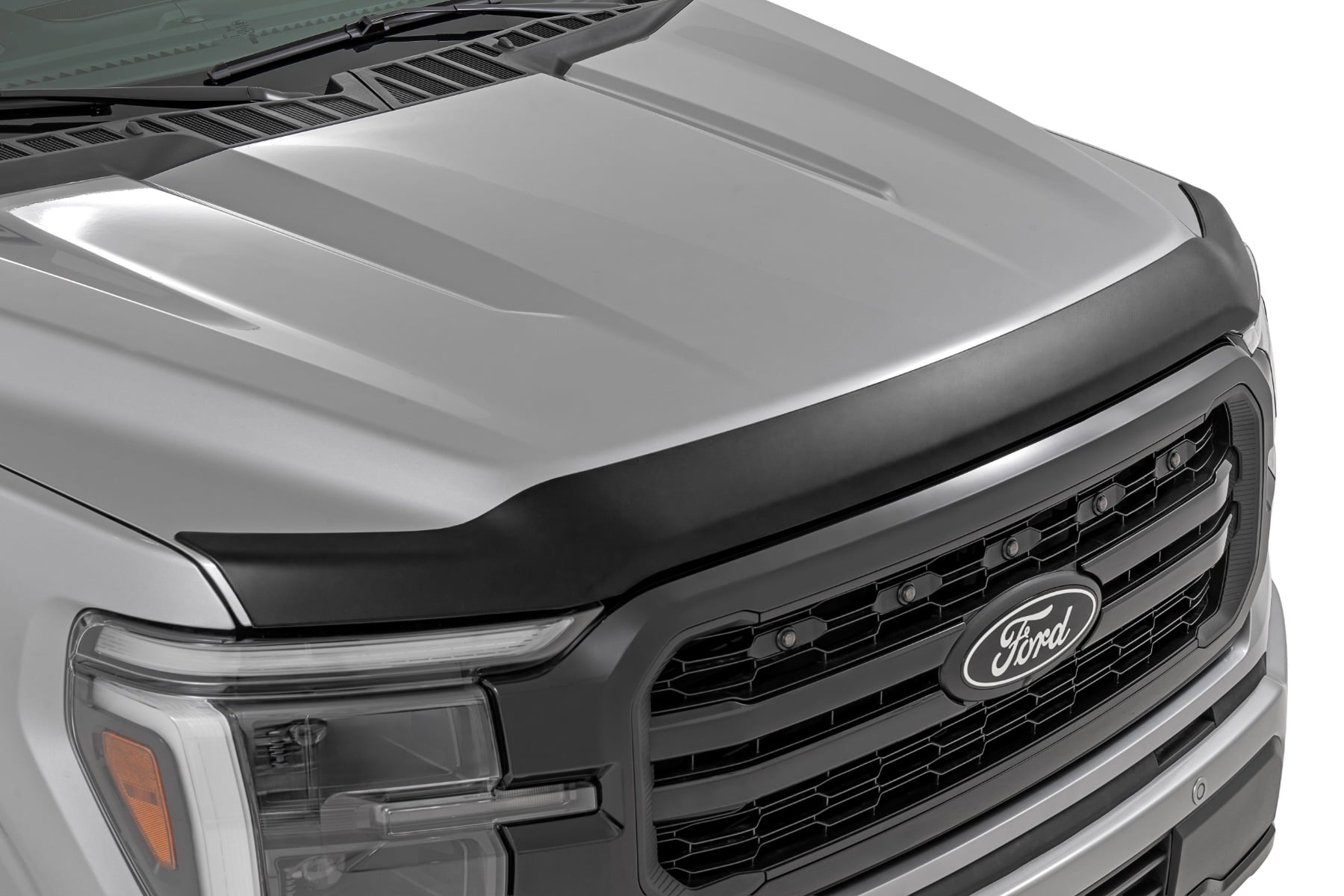 Hood Protector | Gloss Black | Ford F-150 2WD/4WD (2021-2026) by Rough Country
