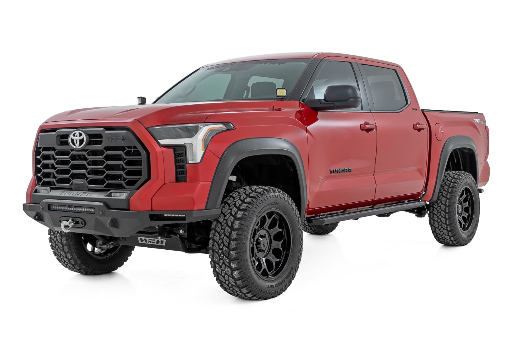 Multi-Color LED Running Boards | CrewMax | Toyota Tundra 2WD/4WD (2022-2026) by Rough Country