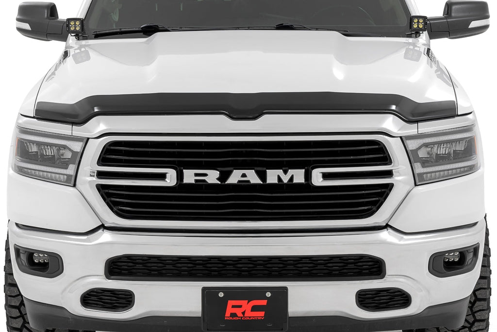 Hood Protector | Gloss Black | Ram 1500 2WD/4WD (2019-2026) by Rough Country