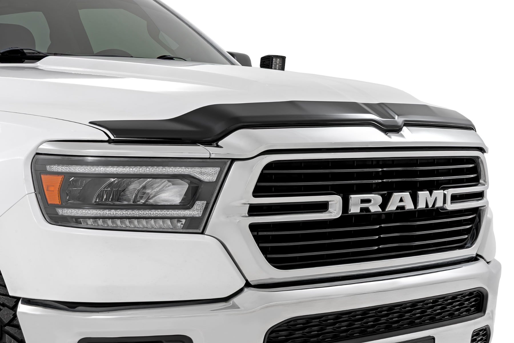 Hood Protector | Gloss Black | Ram 1500 2WD/4WD (2019-2026) by Rough Country