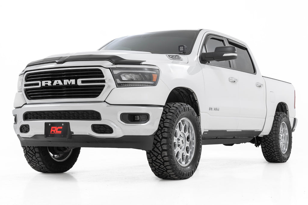 LED Fog Light Kit | 3.5 Inch Round Black Series | Amber DRL | Ram 1500 (2019-2024) by Rough Country