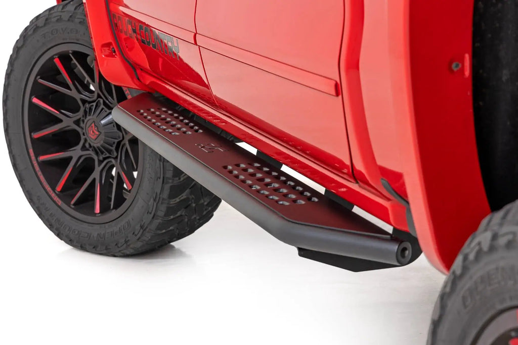 OV2 Running Boards | Side Step Bars | Crew Cab | Chevy/GMC 1500/2500HD/3500HD (07-19 & Classic) by Rough Country