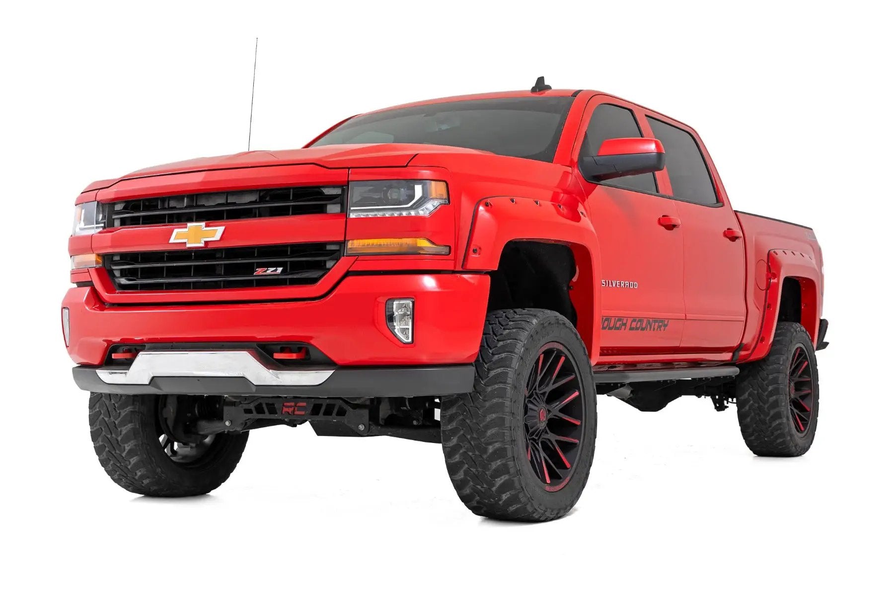 OV2 Running Boards | Side Step Bars | Crew Cab | Chevy/GMC 1500/2500HD/3500HD (07-19 & Classic) by Rough Country