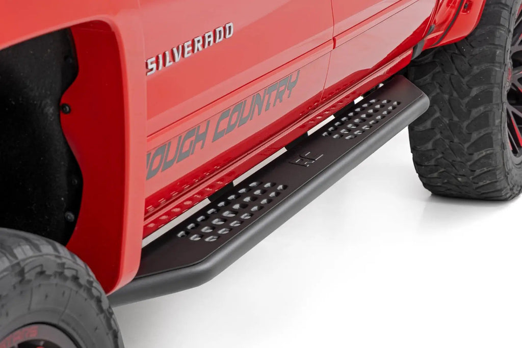 OV2 Running Boards | Side Step Bars | Crew Cab | Chevy/GMC 1500/2500HD/3500HD (07-19 & Classic) by Rough Country