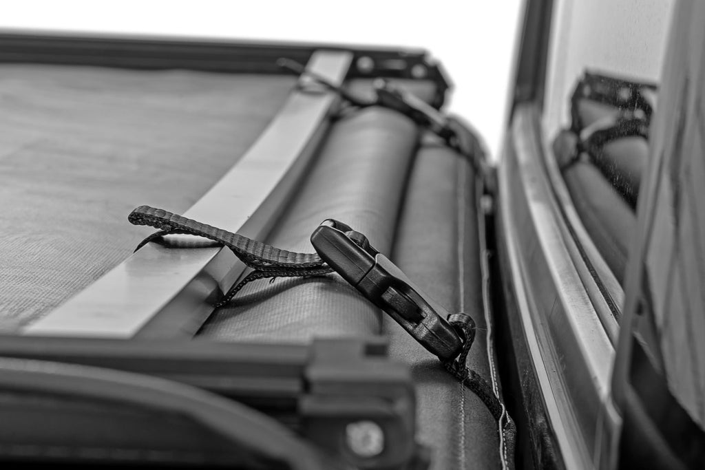 Soft Tri-Fold Bed Cover | With & W/O OE Rails | 6'7" Bed | Toyota Tundra (22-26) by Rough Country