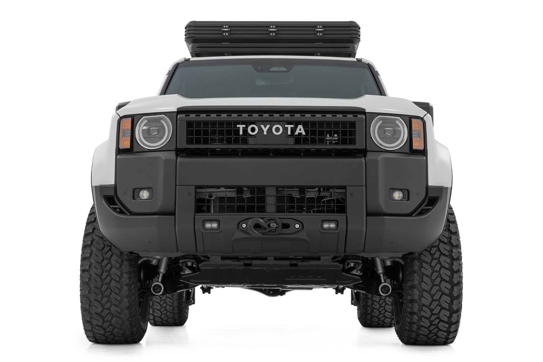 FXS Hidden Winch Mount | Yellow SAE | PRO1200S | Toyota Land Cruiser (24-26) by Rough Country