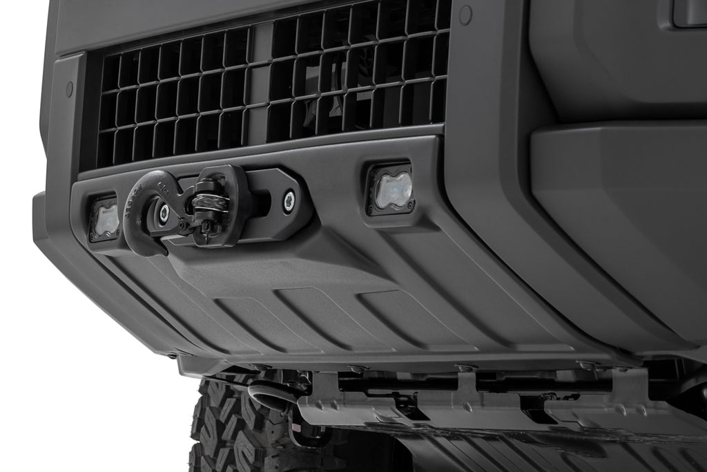 FXS Hidden Winch Mount | White SAE | PRO9500S | Toyota Land Cruiser (24-26) by Rough Country