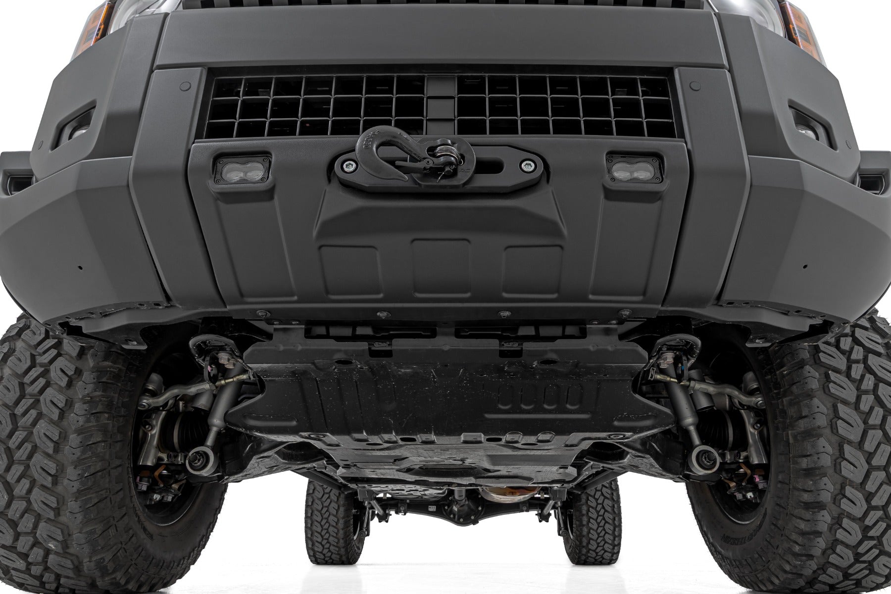 FXS Hidden Winch Mount | White SAE | PRO1200S | Toyota Land Cruiser (24-26) by Rough Country