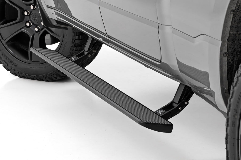 Power Running Boards | HT-Series | Quad Cab | Ram 1500 (19-26)/1500 TRX (21-24) by Rough Country
