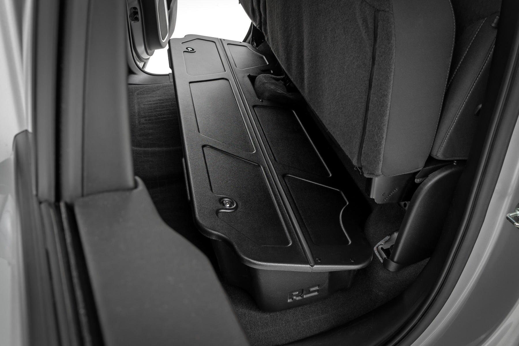 Under Seat Storage with Locking Lid | Double Cab | Chevy/GMC 1500/2500HD/3500HD (19-26) by Rough Country