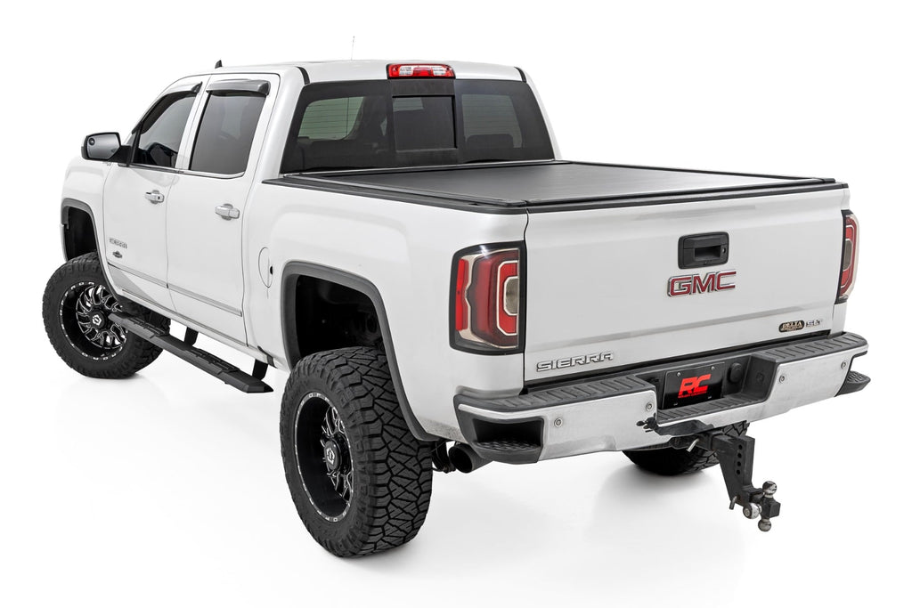 TR2 Running Boards | Chevy/GMC 1500/2500HD/3500HD (07-19 & Classic) by Rough Country