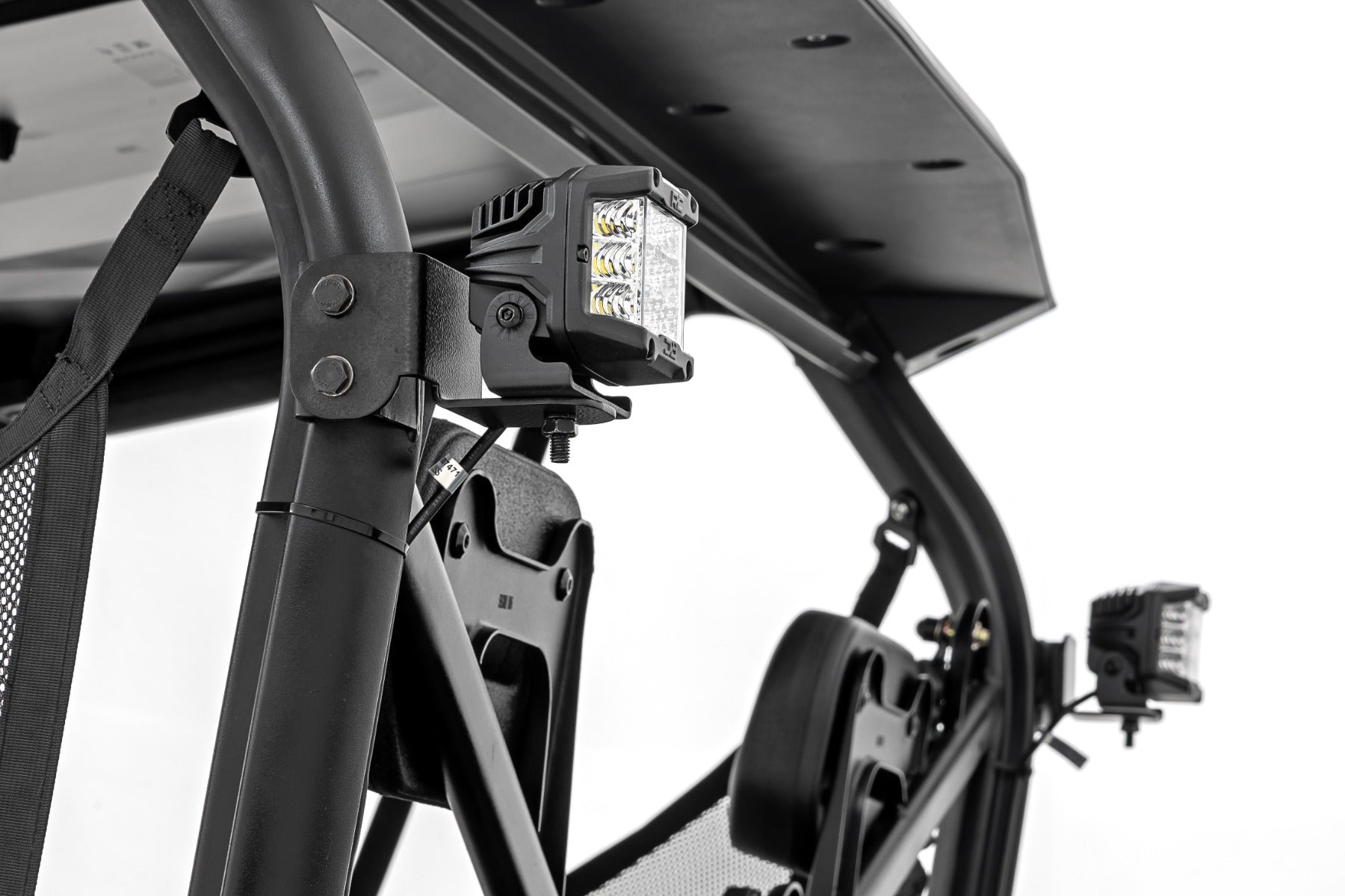 LED Light Kit | Rear Mount | 3" Chrome Pair | Wide Angle | Segway 570 F by Rough Country
