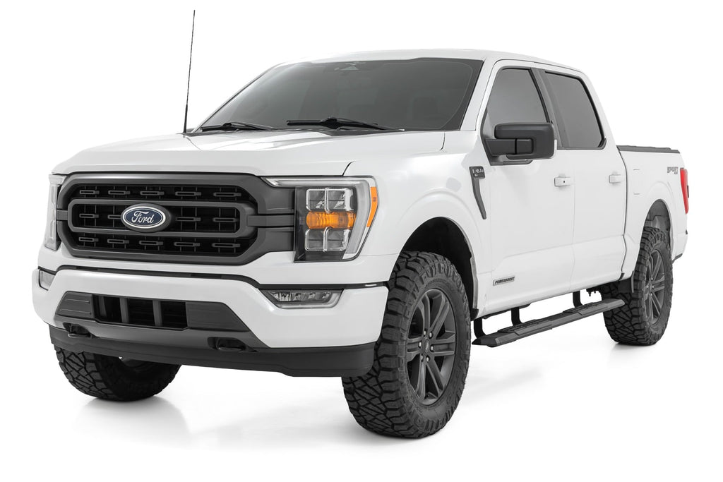 TR2 Running Boards | Ford F-150/Lightning/F-250/F-350/Raptor (2015-2026) by Rough Country