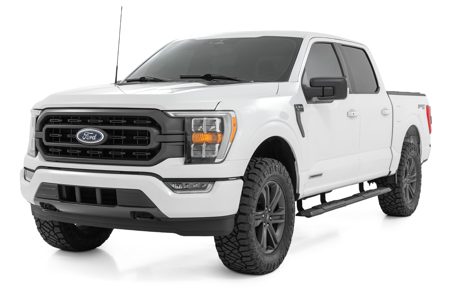 TR2 Running Boards | Ford F-150/Lightning/F-250/F-350/Raptor (2015-2026) by Rough Country