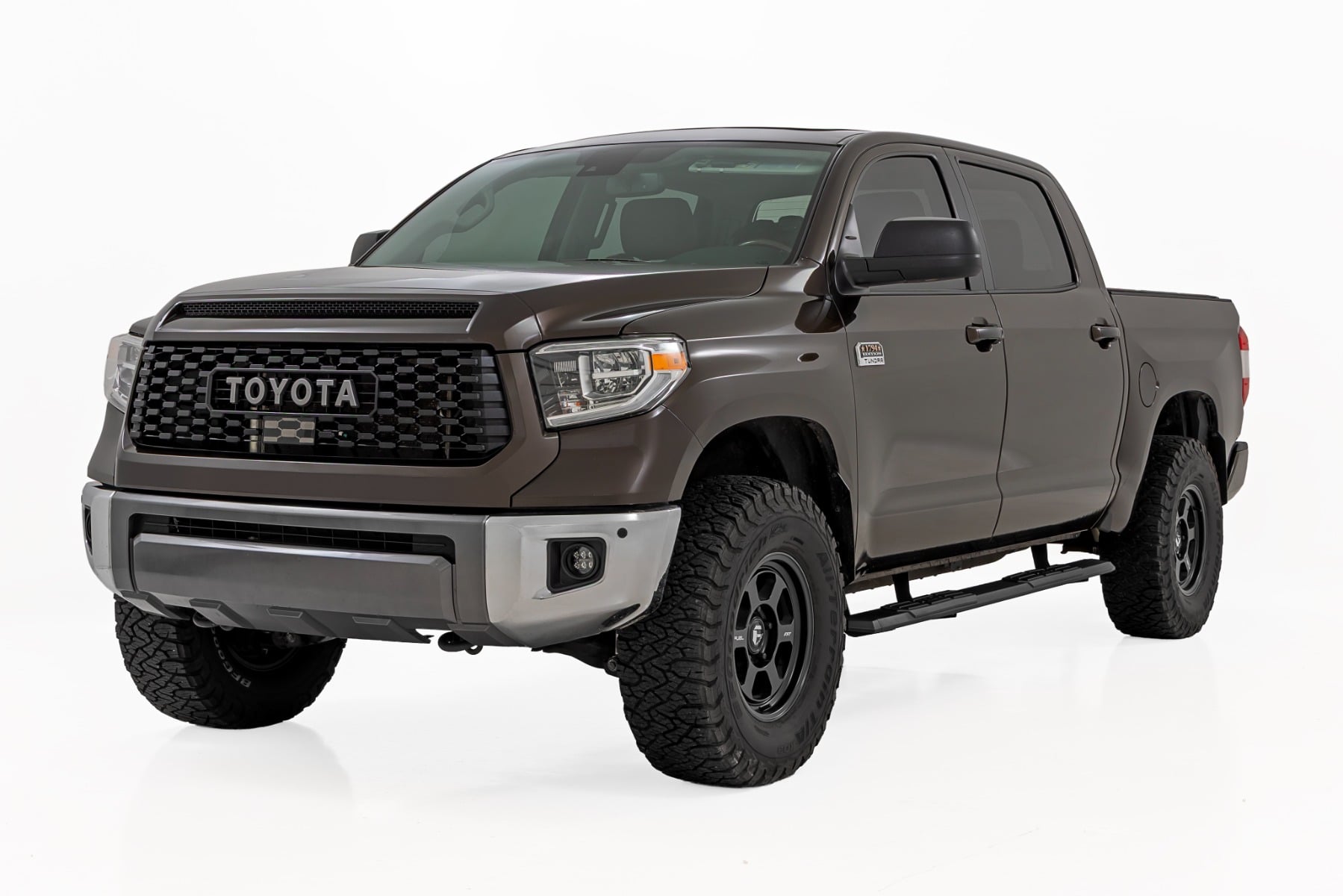 TR2 Running Boards | CrewMax | Toyota Tundra 2WD/4WD (2007-2021) by Rough Country