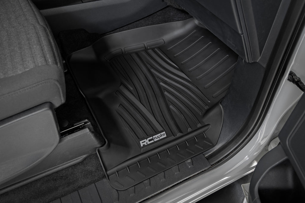 Flex-Fit Floor Mats | FR & RR | Ford F-150 (15-26)/F-150 Lightning (22-26)/Raptor (17-26) 