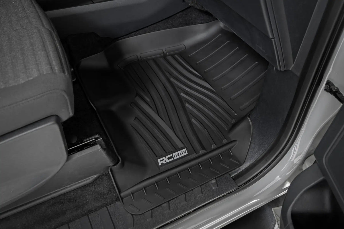 Flex-Fit Floor Mats | FR & RR | Ford F-150 (15-26)/F-150 Lightning (22-26)/Raptor (17-26) 
