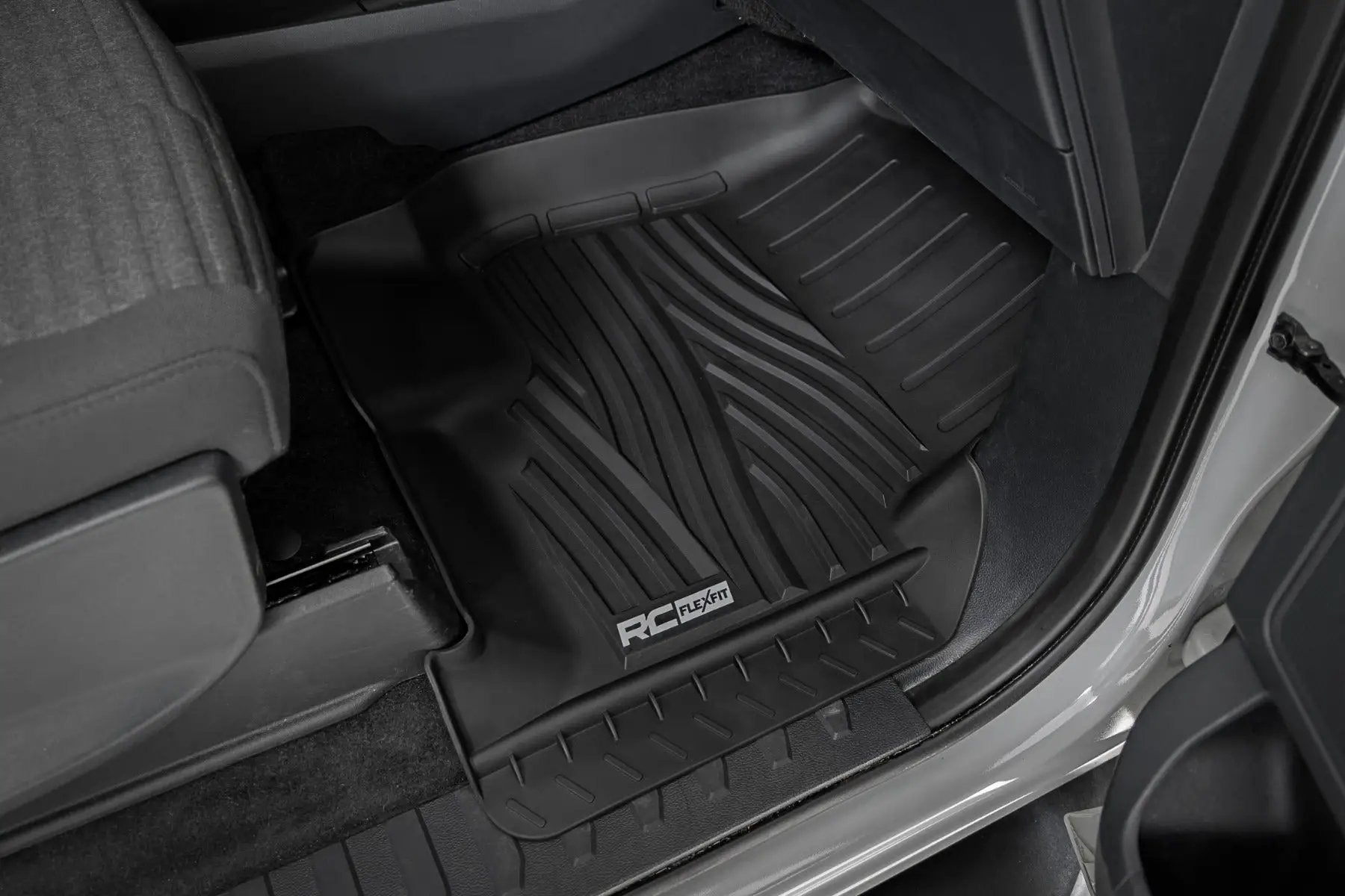 Flex-Fit Floor Mats | FR & RR | Ford F-150 (15-26)/F-150 Lightning (22-26)/Raptor (17-26) by Rough Country