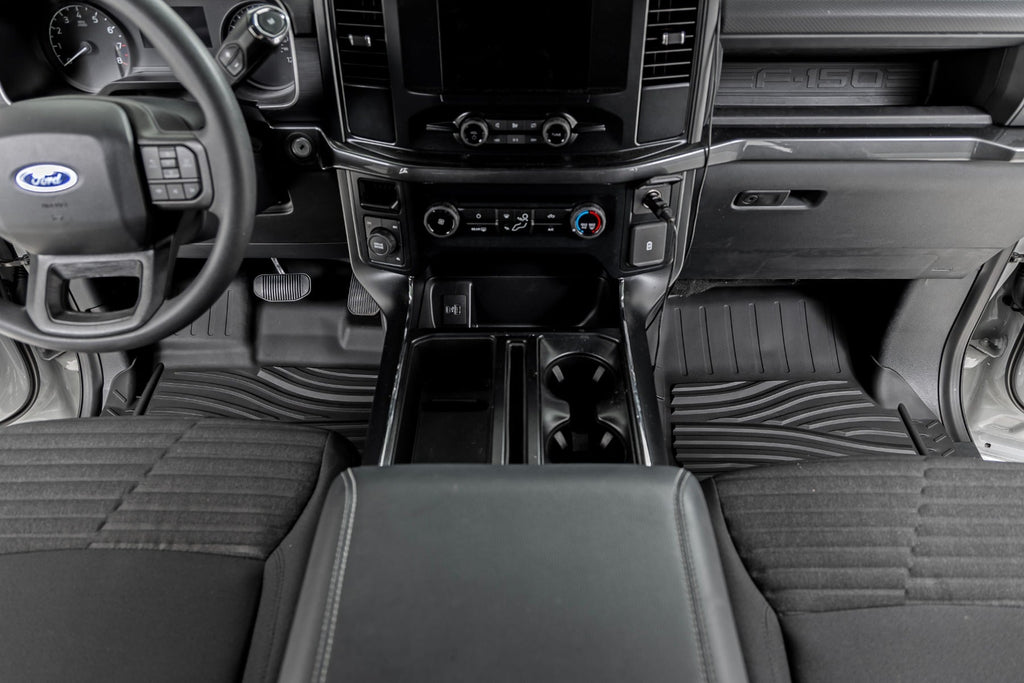 Flex-Fit Floor Mats | FR & RR | Ford F-150 (15-26)/F-150 Lightning (22-26)/Raptor (17-26) 