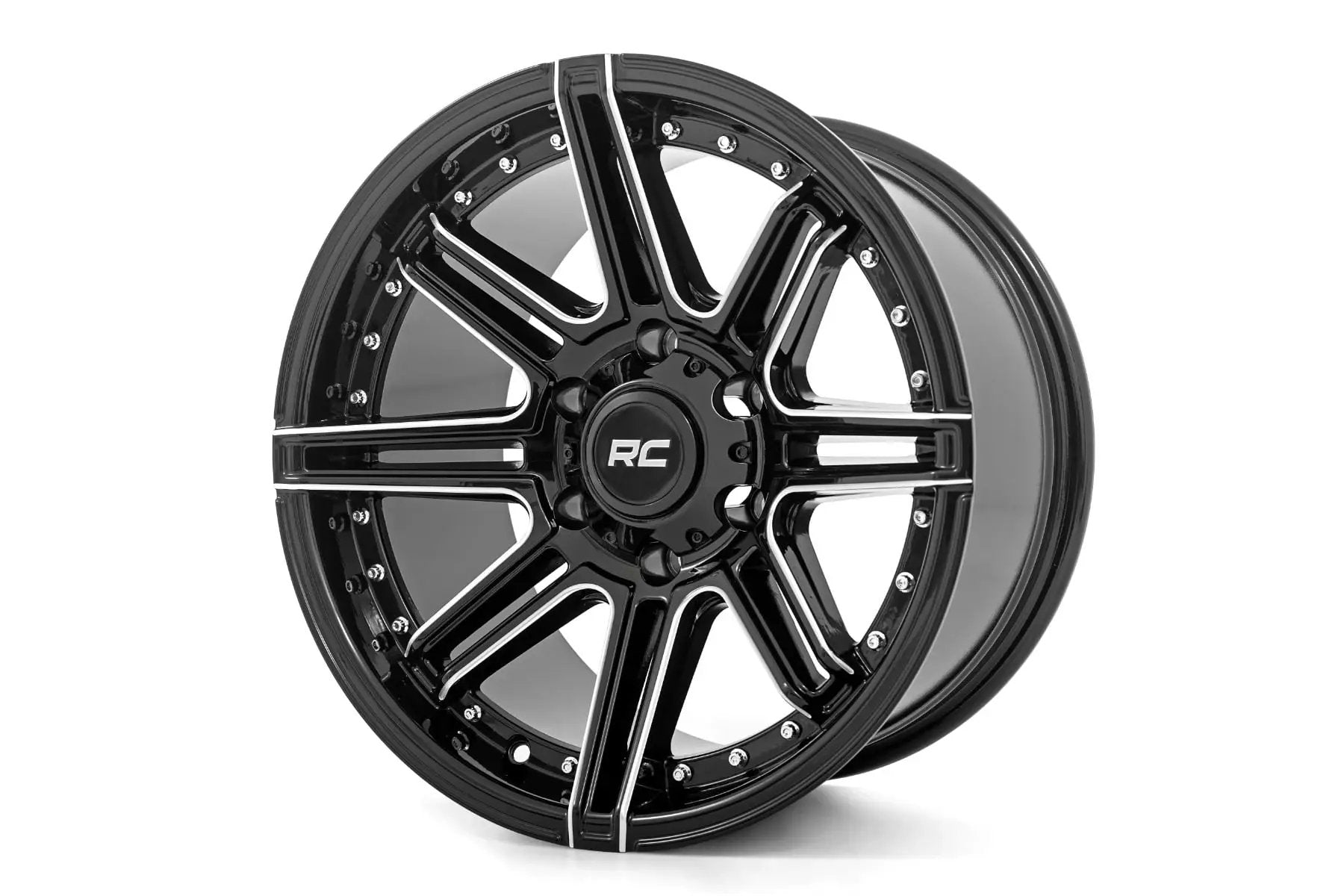 Rough Country 88 Series Wheel | One-Piece | Gloss Black | 17x9 | 6x5.5 | +0mm by Rough Country