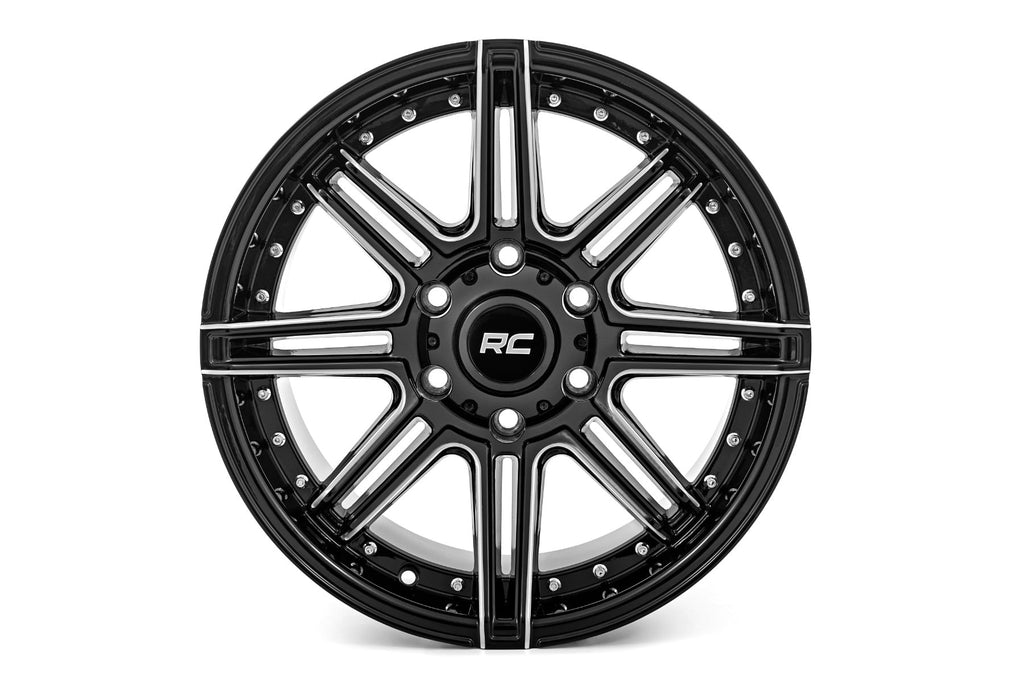 Rough Country 88 Series Wheel | One-Piece | Gloss Black | 17x9 | 6x5.5 | +0mm by Rough Country