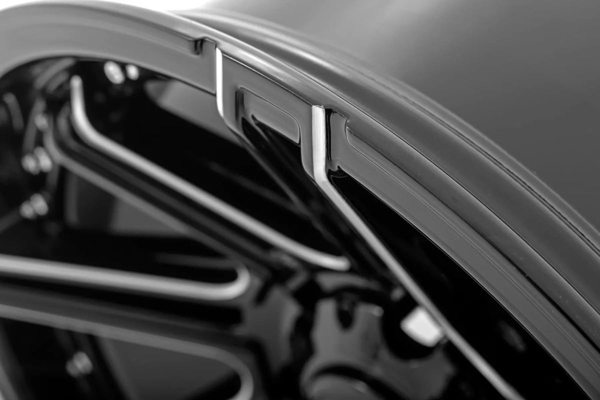 Rough Country 88 Series Wheel | One-Piece | Gloss Black | 17x9 | 6x5.5 | +0mm by Rough Country