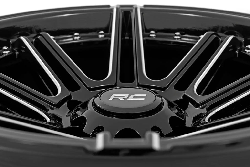 Rough Country 88 Series Wheel | One-Piece | Gloss Black | 17x9 | 6x5.5 | +0mm by Rough Country
