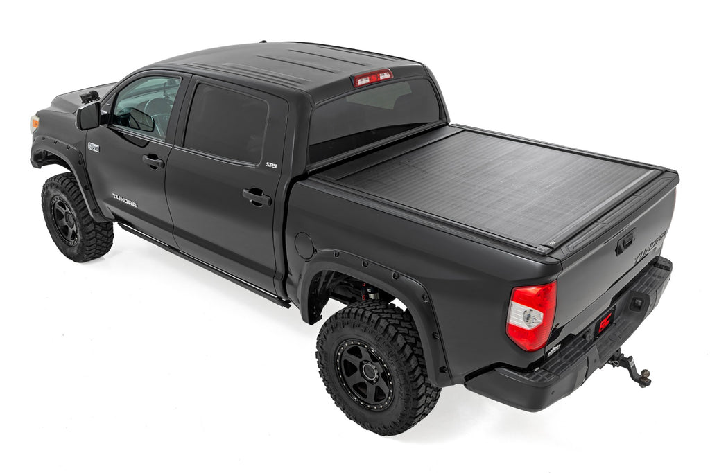 Powered Retractable Bed Cover | 5'7" Bed | Toyota Tundra (07-21) by Rough Country