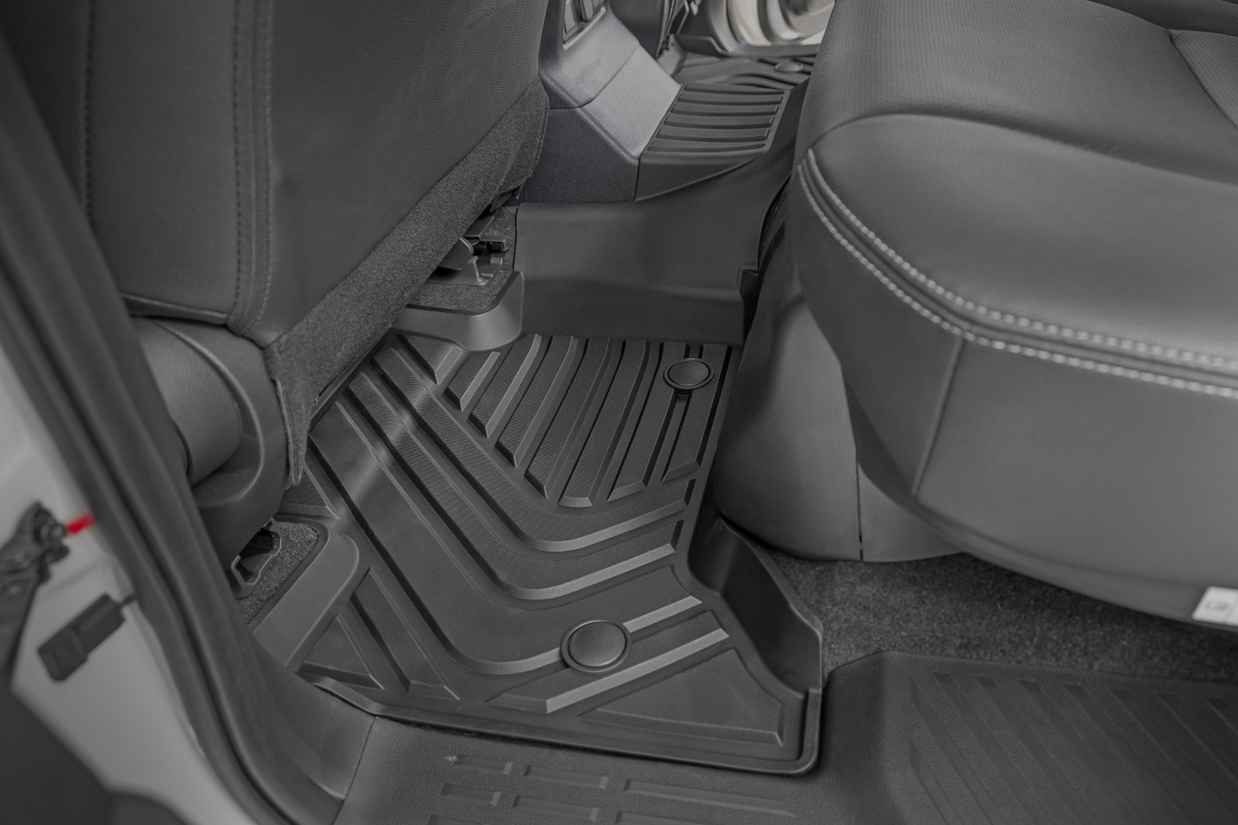 Flex-Fit Floor Mats | FR & RR | Toyota Land Cruiser 4WD (2024-2026) by Rough Country