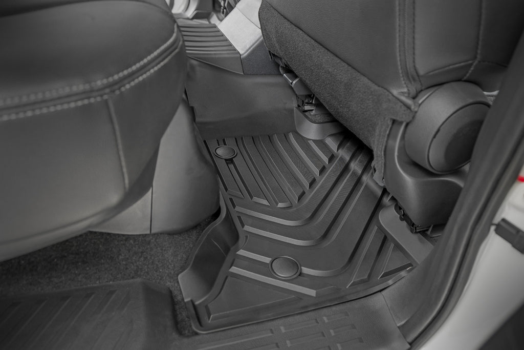 Flex-Fit Floor Mats | FR & RR | Toyota Land Cruiser 4WD (2024-2026) by Rough Country
