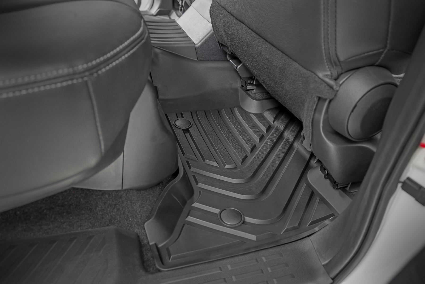 Flex-Fit Floor Mats | FR & RR | Toyota Land Cruiser 4WD (2024-2026) by Rough Country