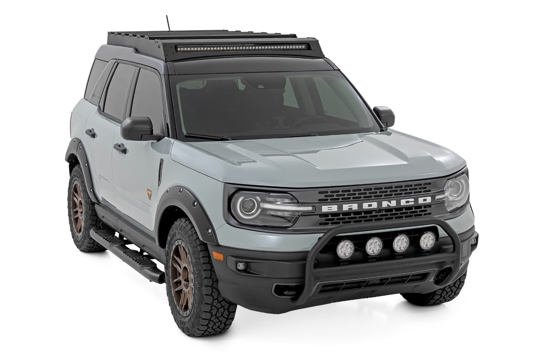 Nudge Bar | w/ Tow Hooks | Ford Bronco Sport 4WD (2021-2024) by Rough Country