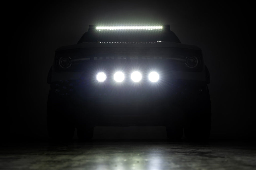 Nudge Bar | w/ Tow Hooks | Spectrum Series LED | Ford Bronco Sport 4WD (21-24) by Rough Country
