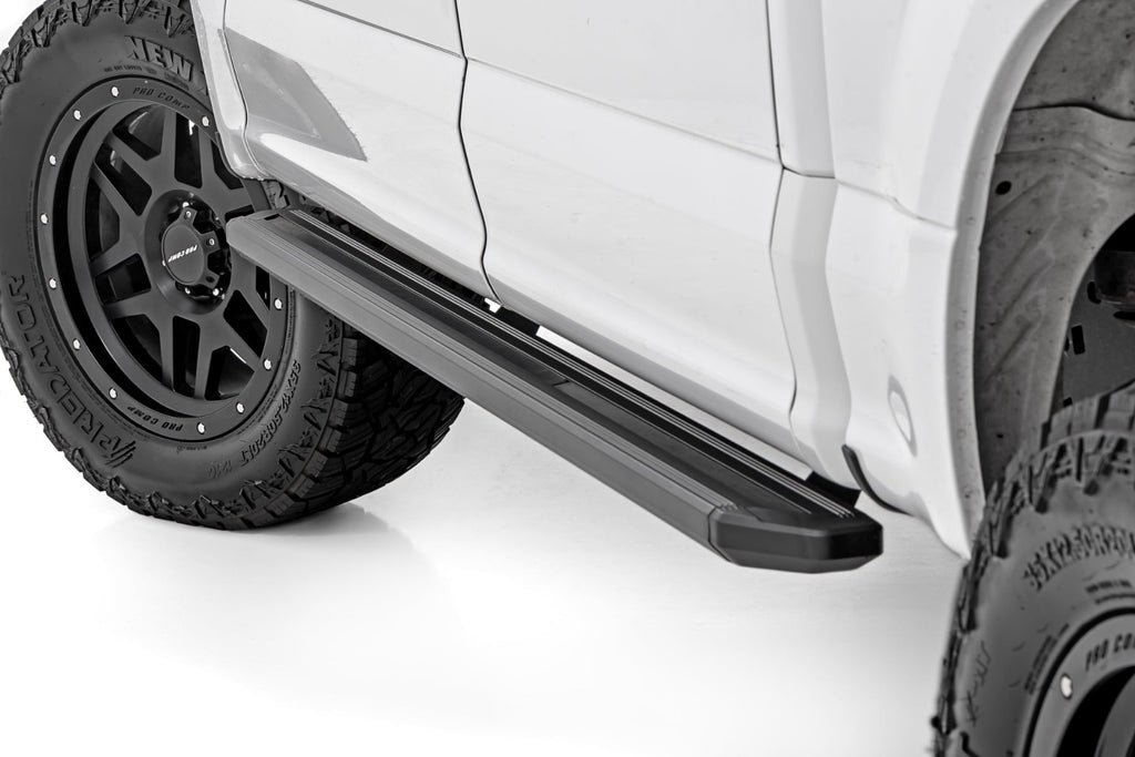 Multi-Color LED Running Boards | Crew Cab | Ford F-150/Lightning/F-250/F-350/Raptor (15-26) by Rough Country