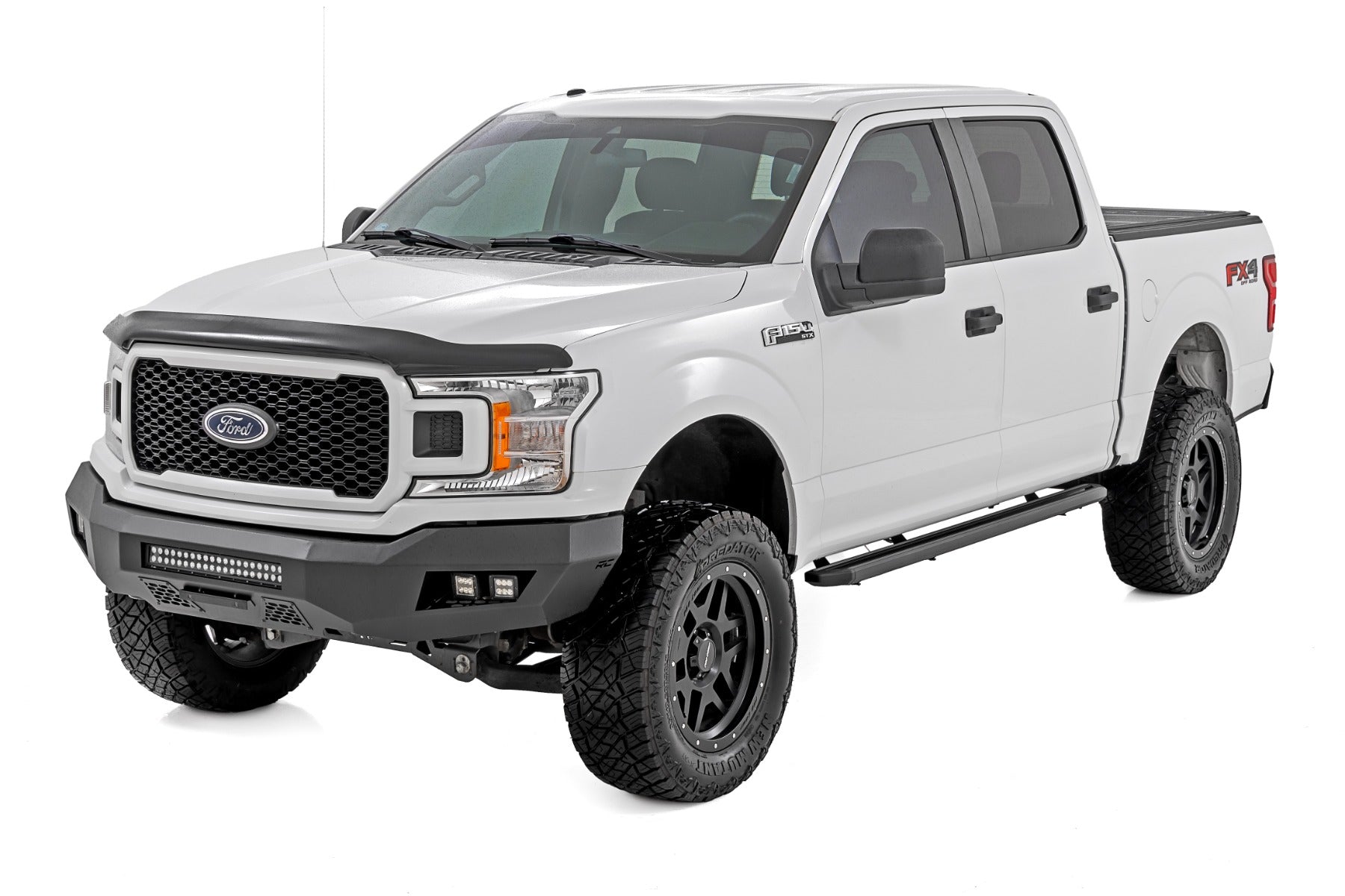 Multi-Color LED Running Boards | Crew Cab | Ford F-150/Lightning/F-250/F-350/Raptor (15-26) by Rough Country