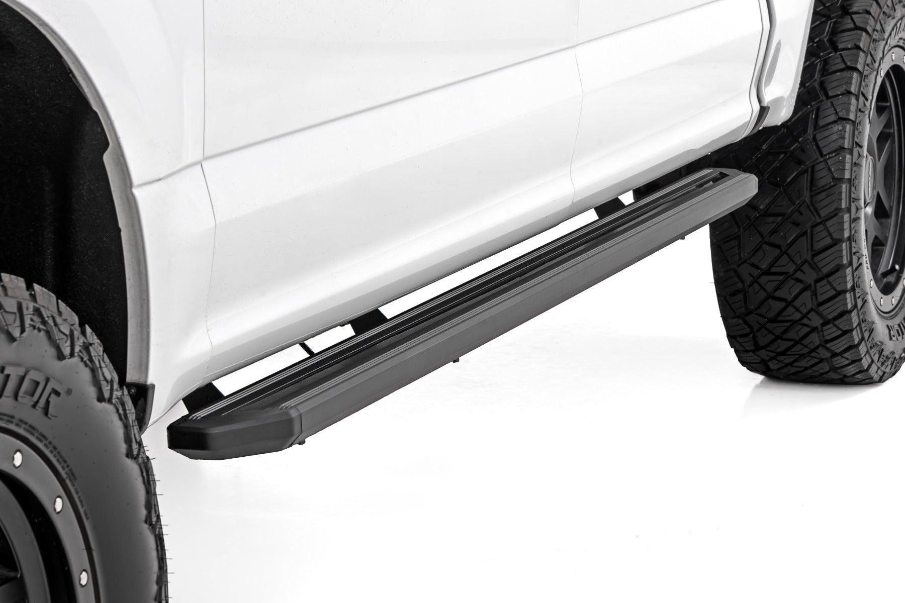 Multi-Color LED Running Boards | Crew Cab | Ford F-150/Lightning/F-250/F-350/Raptor (15-26) by Rough Country