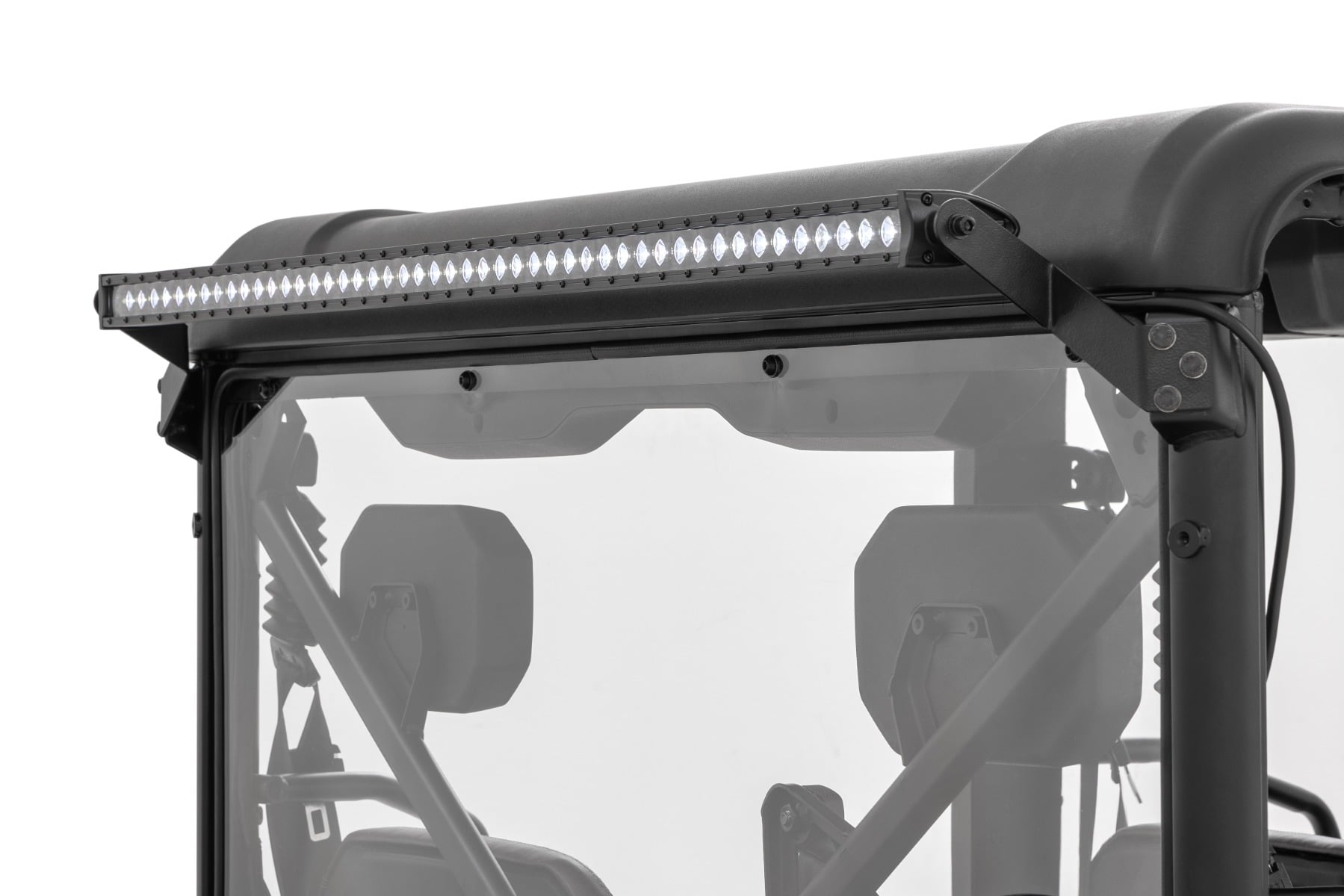 LED Light Kit | Rear Mount | 50" Black-Series Single Row | CFMOTO UFORCE U10 Pro by Rough Country