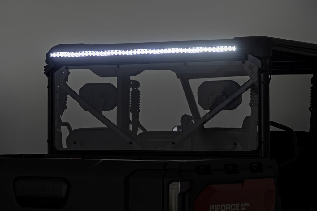 LED Light Kit | Rear Mount | 50" Black-Series Single Row | CFMOTO UFORCE U10 Pro by Rough Country