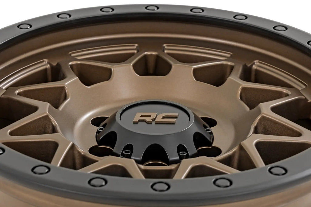 Rough Country 78 Series Wheel | Simulated Beadlock | Bronze/Black | 17x8.5 | 6x135 | +0mm