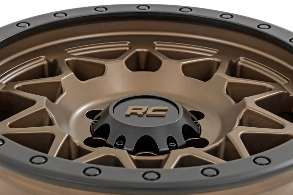 Rough Country 78 Series Wheel | Simulated Beadlock | Bronze/Black | 17x8.5 | 6x135 | +0mm