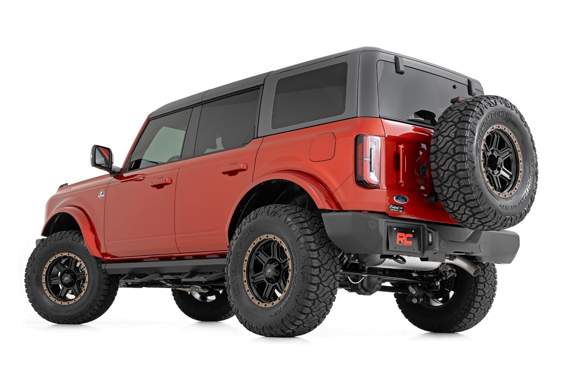 SRL2 Adjustable Aluminum Step | 4-Door | Ford Bronco 4WD (2021-2026) by Rough Country