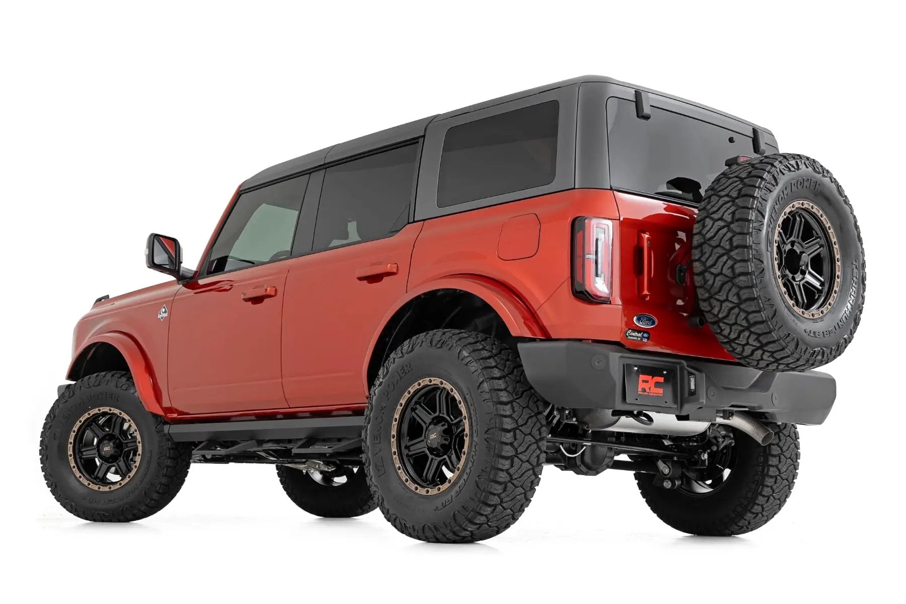 SRL2 Adjustable Aluminum Step | 4-Door | Ford Bronco 4WD (2021-2026) by Rough Country