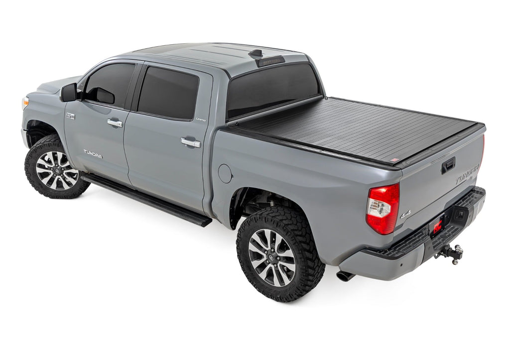 Hard Roll Up Bed Cover | 5'7" Bed | Toyota Tundra 2WD/4WD (2007-2021) by Rough Country
