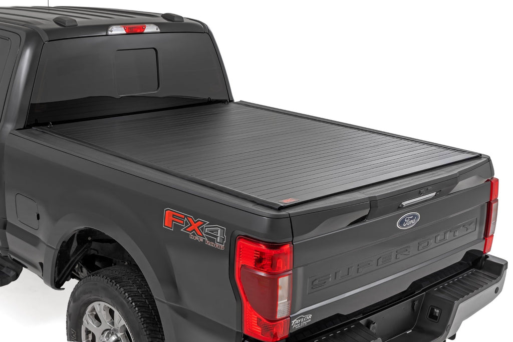 Hard Roll Up Bed Cover | 6'10" Bed | Ford F-250/F-350 Super Duty (17-26) by Rough Country