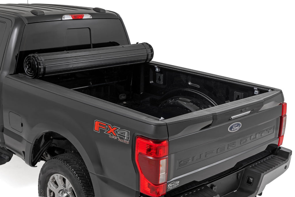 Hard Roll Up Bed Cover | 6'10" Bed | Ford F-250/F-350 Super Duty (17-26) by Rough Country