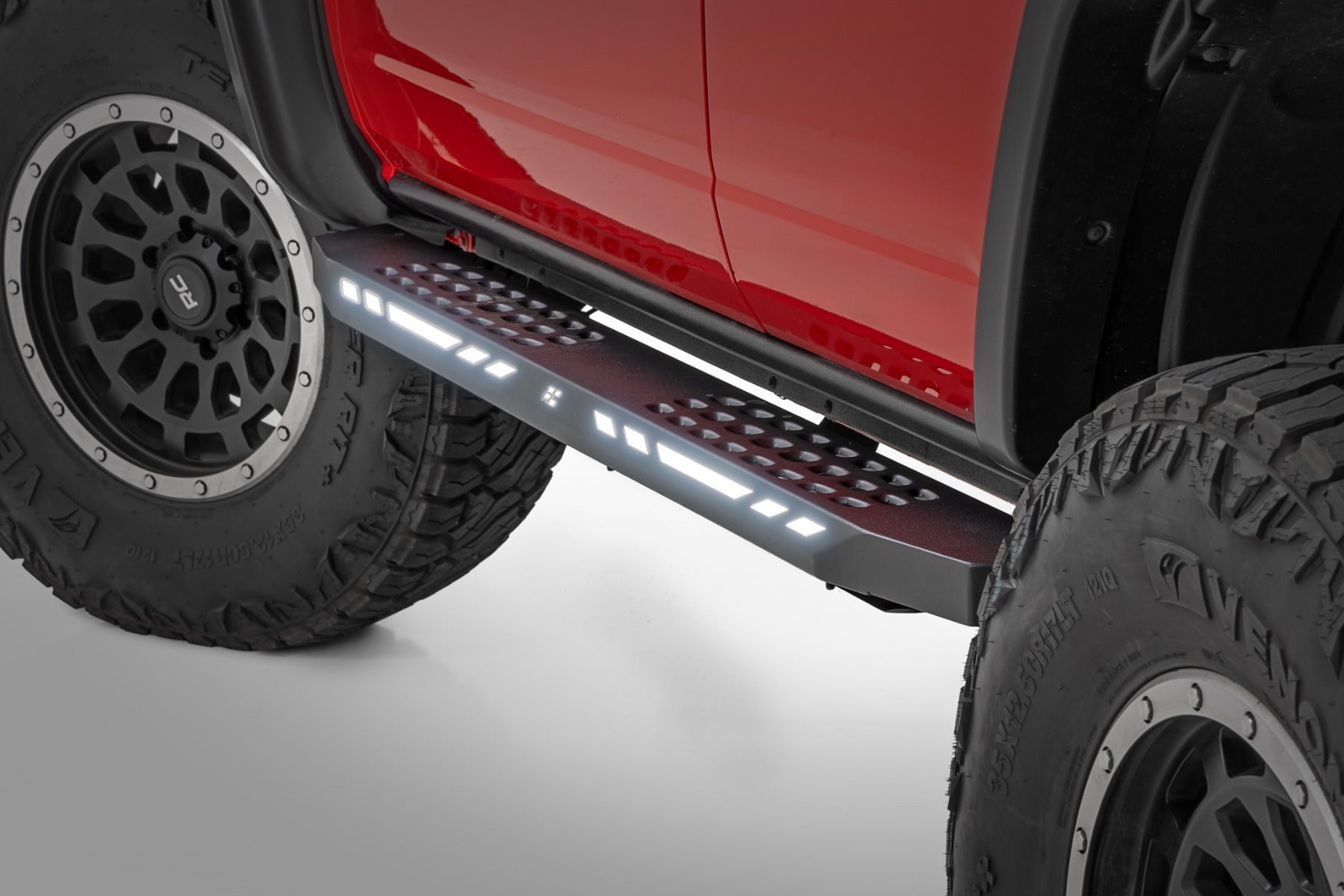 AC2 Running Boards | Amber/White | 4-Door | Ford Bronco 4WD (2021-2026) by Rough Country