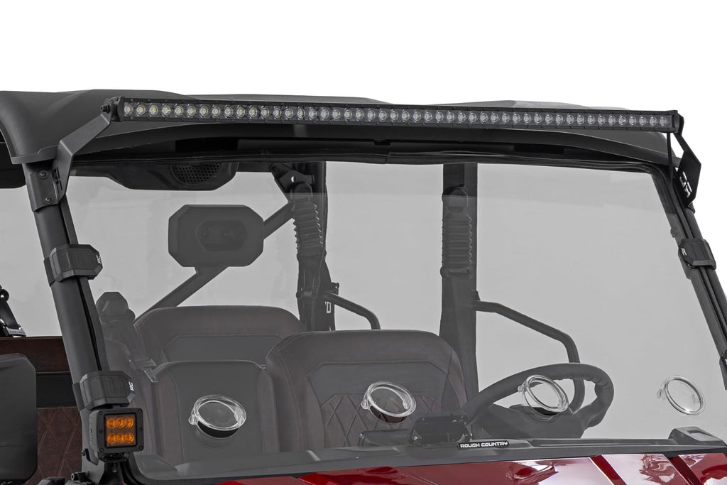 LED Light Mount | 50" Black Single Row | CFMOTO UFORCE U10 Pro by Rough Country